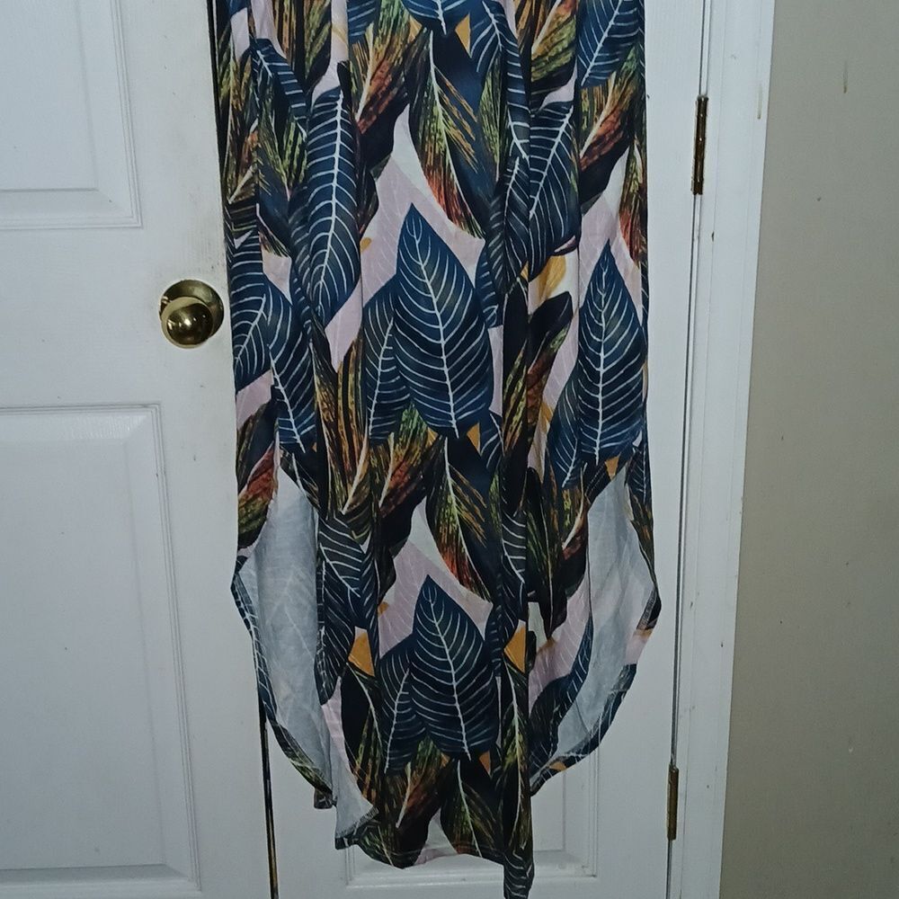 ANRABESS Tropical Casual Loose Sundress Split Maxi Dress Sz XXL NWT - Picture 2 of 9